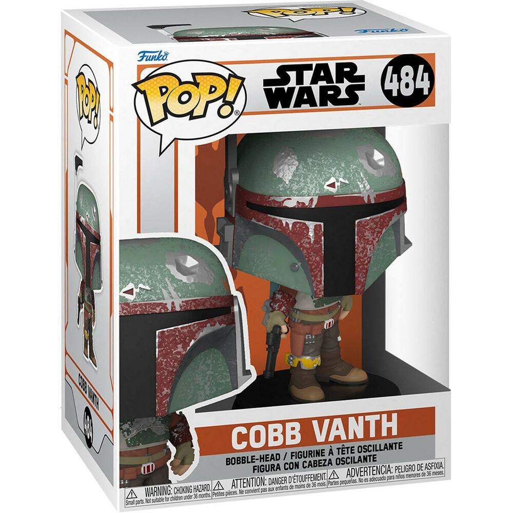 Funko Pop Star Wars The Mandalorian Cobb Vanth Marshal Pop 484 Vaulted